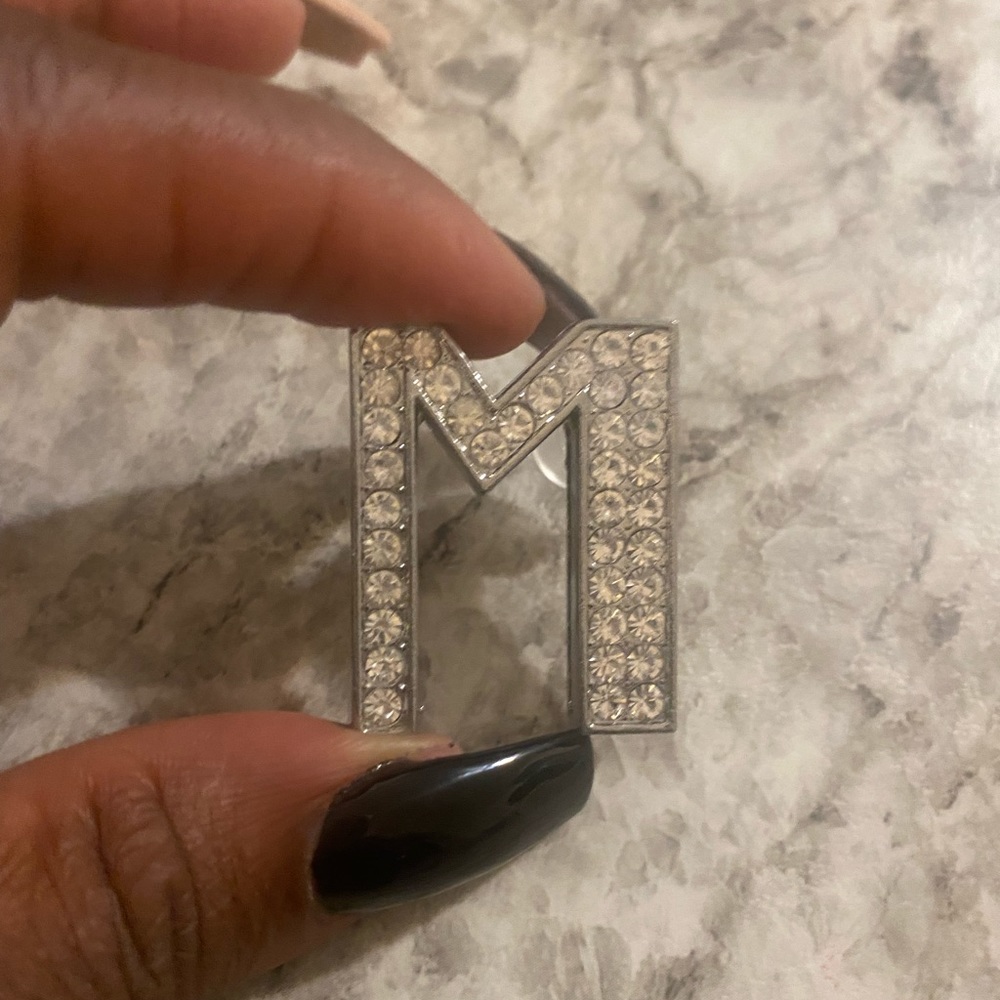 M Croc charm
